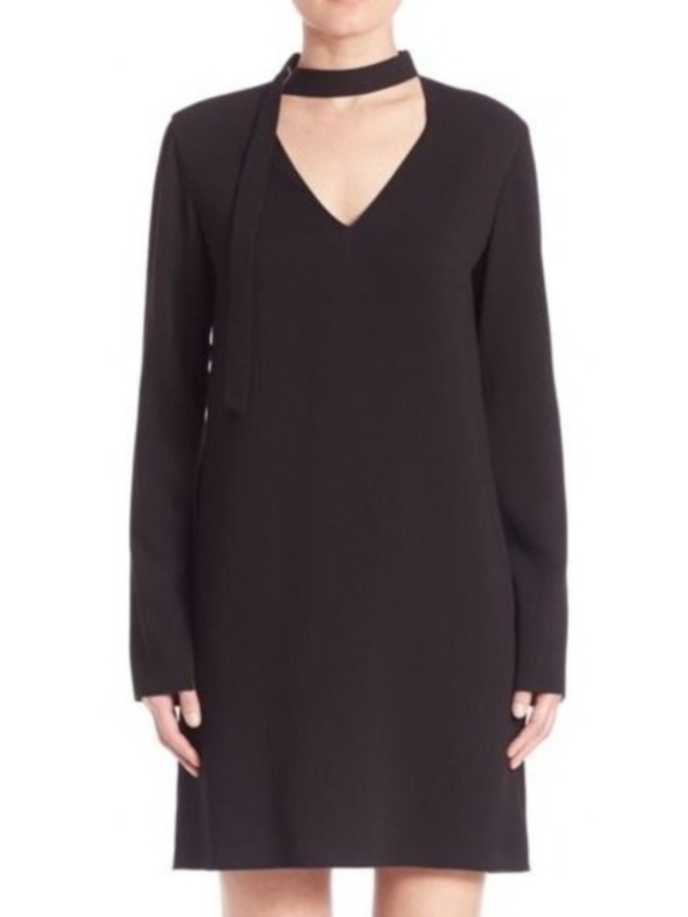 TIBI | Savannah Collar Tie Dress Size 8